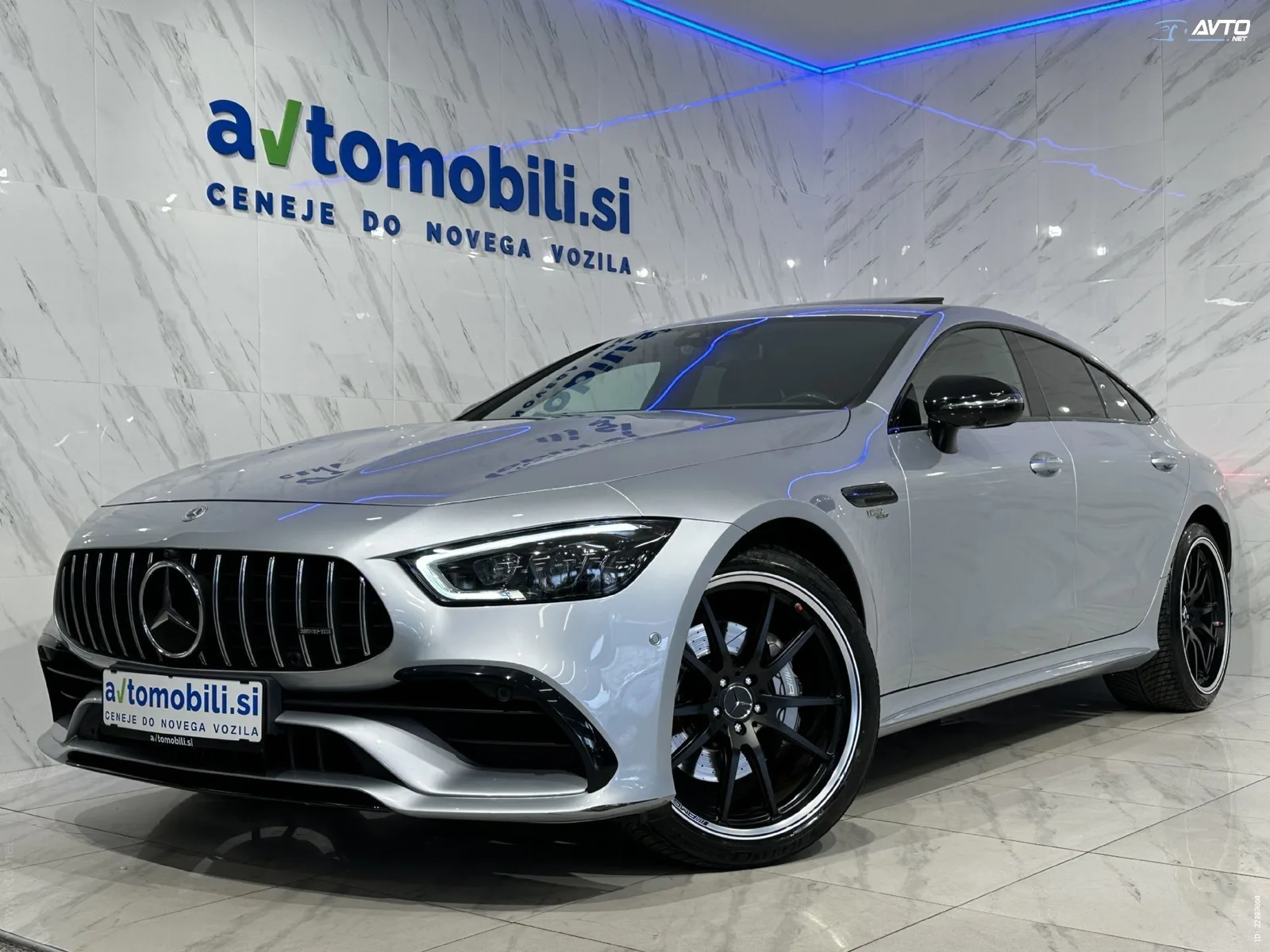 Mercedes-Benz AMG GT 4-vratni Coupe 2021, srebrna, slika 1