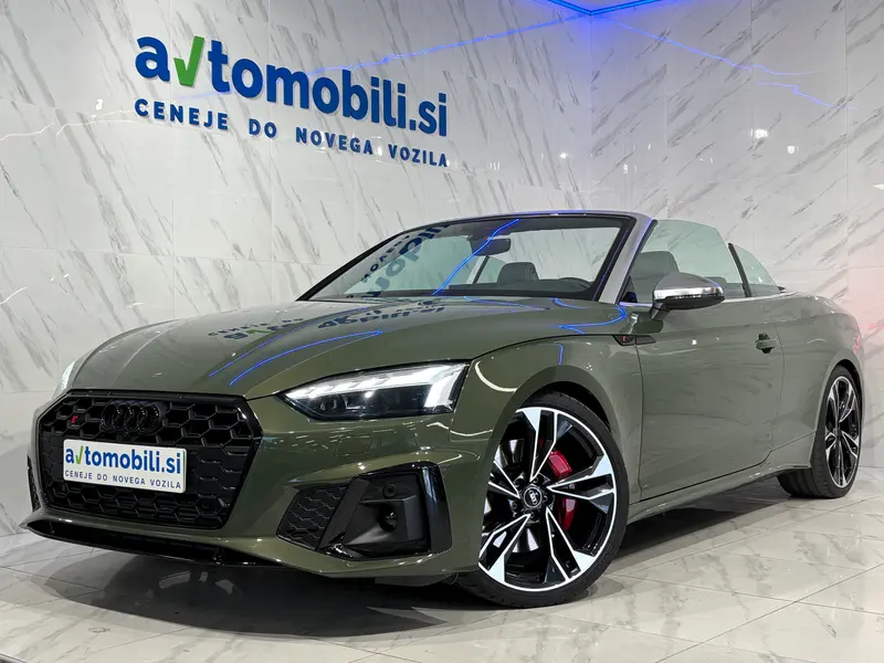 Audi S5 2023, zelena, slika 2
