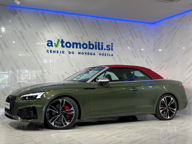 Audi S5 2023, zelena, slika 3