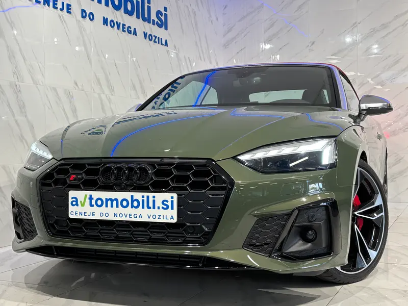 Audi S5 2023, zelena, slika 4
