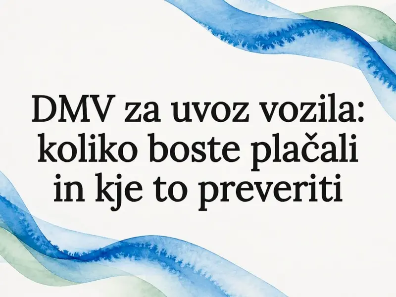 Dekorativna naslovna grafika o DMV-ju
